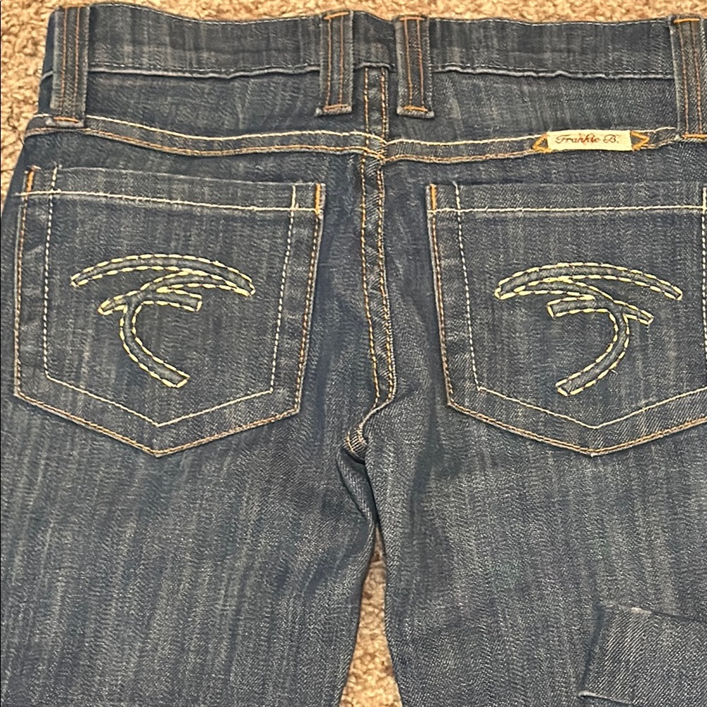 Frankie b.  Women's Blue Flared Jeans